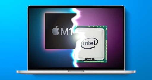 So sánh chip M1 và chip Intel