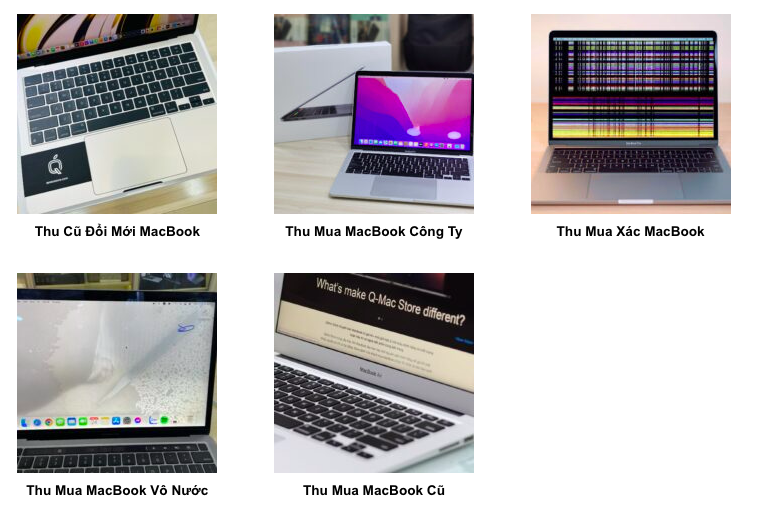 QMac Store thu mua MacBook cũ, xác MacBook, MacBook công ty,...